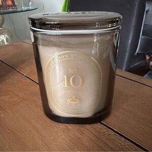 No. 10 Scented Candle in Smoky Gray Glass Jar